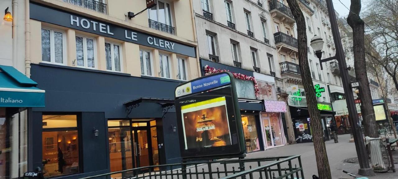 Hotel Le Clery Paris Exterior foto