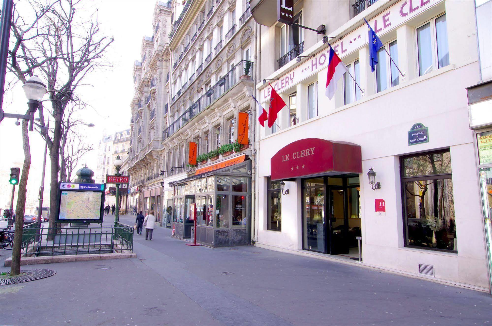Hotel Le Clery Paris Exterior foto